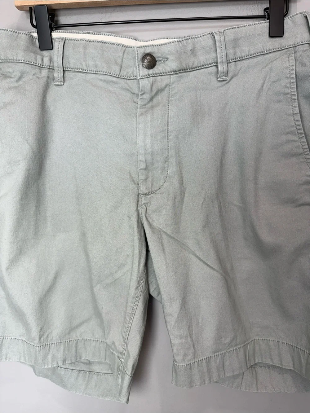 Faherty Brand Chino Shorts Mens 31 Gray‎ Casual Summer 7.5 Inseam